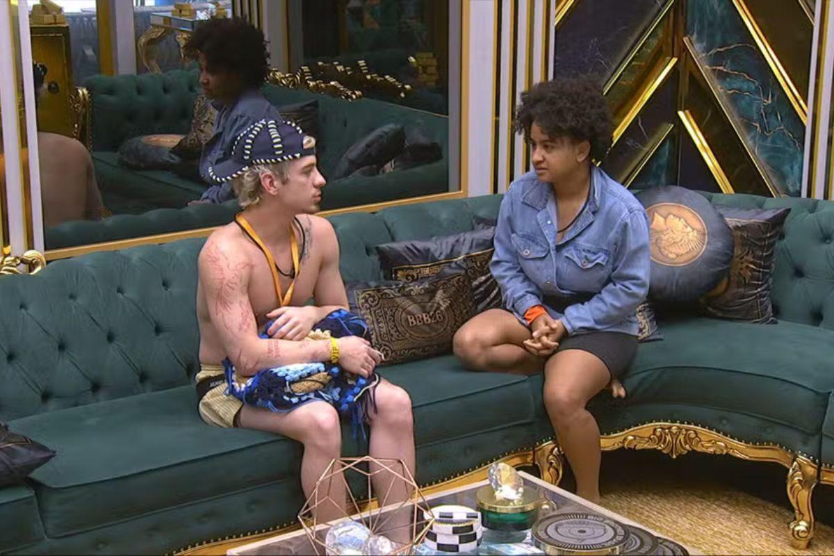 Botão misterioso no BBB 26: Milena e Juliano entram em ação